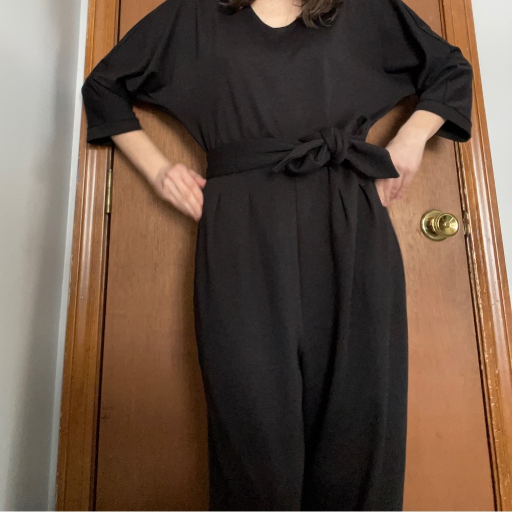 Anthropologie Black Jumpsuit